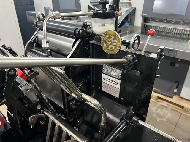 Cortadora, máquina de tipografia Heidelberg OHT „windmill” Letterpress