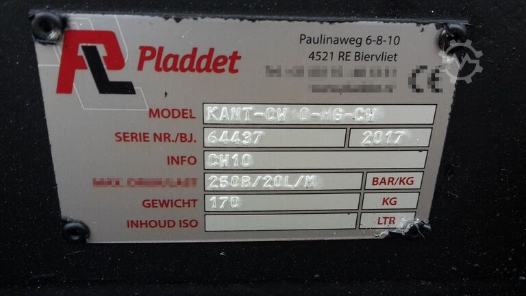 Quick coupler Pladdet 