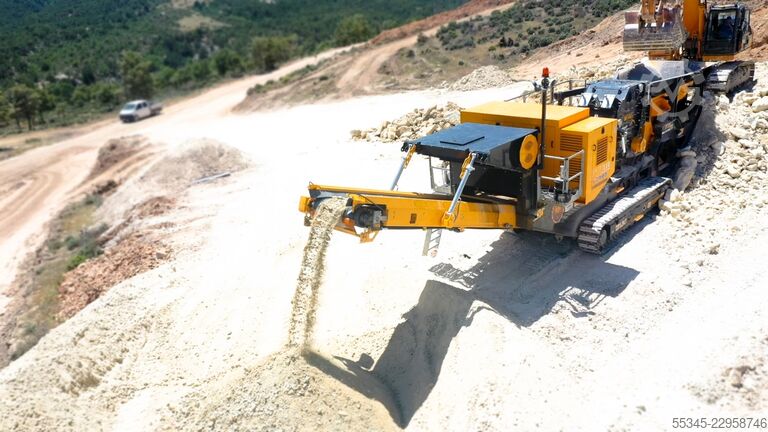 Pajisje dërrmuese FABO Mobile Brechanlage - Brecher 200-240 TPH Mobile Brechanlage - Brecher