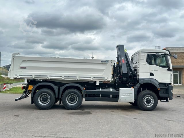 אחרים MAN TGS 33.440 6x6 /3-Seiten- Kipper /  HIAB 228-4