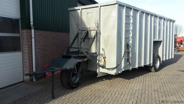   Mestcontainer met neuswiel