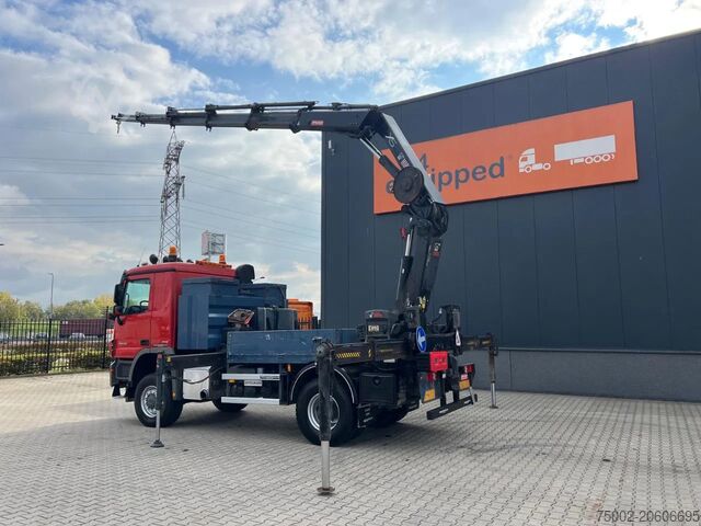 Žeriavové vozidlo Mercedes-Benz Actros 2046 4x4 / FULL SPRING / HIAB 288 EP 5 H...