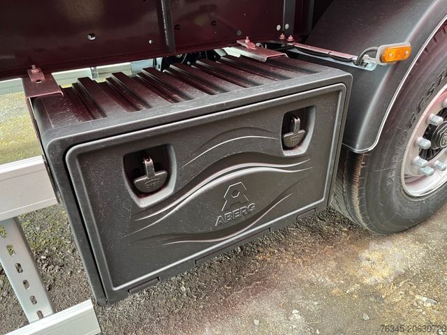 Semi-remorque benne WIELTON 55m3 Alu-Kastenmulde Kombitür NEU