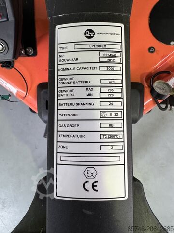 LPE 200 * DEMO !! Atex Pyroban EX 3G / Zona 2 BT LPE 200 * DEMO !! Atex Pyroban EX 3G / Zone 2
