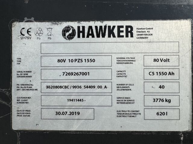 ECG 80/6 * Triplex FFL * ¡¡¡DEMOSTRACIÓN!!! KALMAR ECG 80 / 6 * Triplex FFL * DEMO !!!