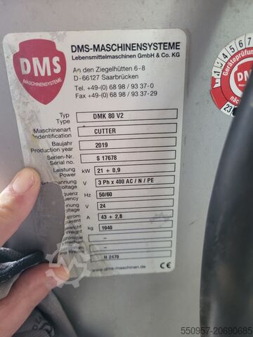 Gaļas pārstrādes mašīna DMS DMK 80 V2