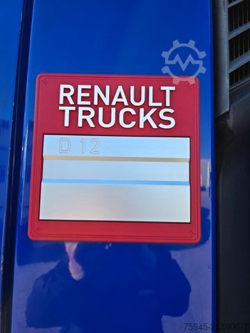 LKW mit Pritsche & Plane RENAULT D12/280, Ladebordwand Zepro