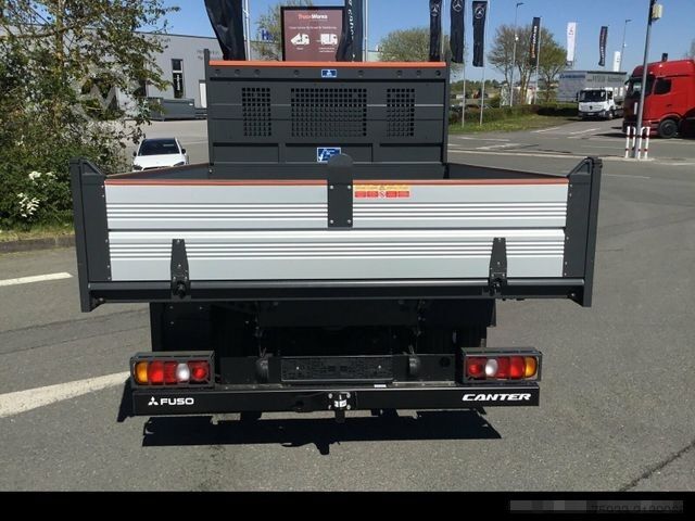 Savitarnos furgonas MITSUBISHI Canter 3C15 Hinterkipper mit Staubox AHK3,5/grau