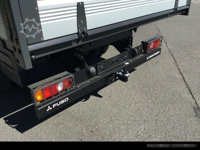 Savitarnos furgonas MITSUBISHI Canter 3C15 Hinterkipper mit Staubox AHK3,5/grau