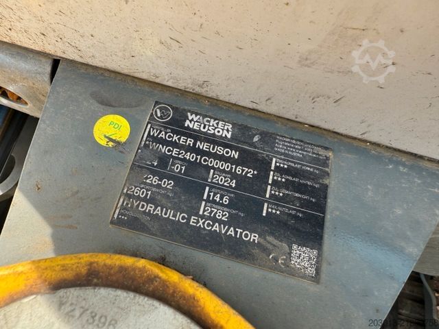 Pásový bagr WACKER Neuson EZ26 Kettenbagger 2,8 Ton * 58 BTH