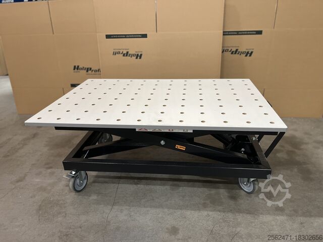 طاولة رفع مقصية متحركة 350 كجم Holzprofi Maker M1-HUB-350MDF