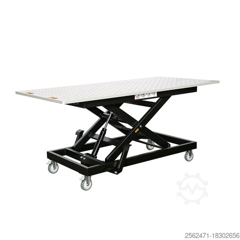 طاولة رفع مقصية متحركة 350 كجم Holzprofi Maker M1-HUB-350MDF