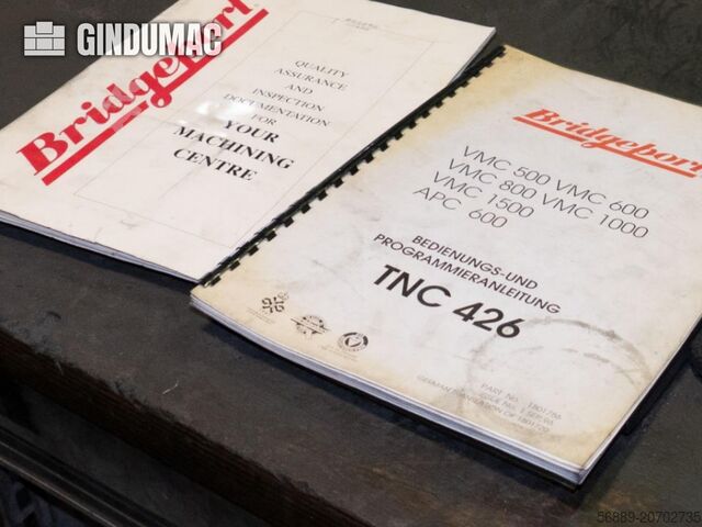 Vertical Machining Centre Bridgeport CMV600 22 digital