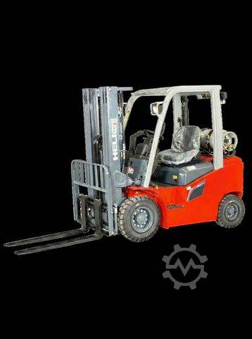 Pemuat depan LPG Heli CPYD25-G3- GAS  2,5t 4,7m Hub - KUBOTA - Garantie