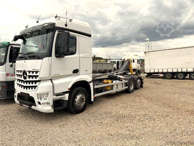 Camião porta-contentores de gancho MERCEDES-BENZ Arocs 2545 6x2 Palfinger T 20 Motorschaden