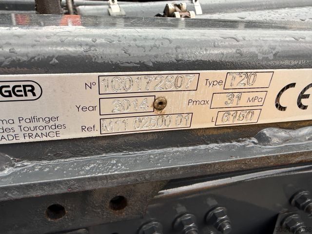 Camião porta-contentores de gancho MERCEDES-BENZ Arocs 2545 6x2 Palfinger T 20 Motorschaden