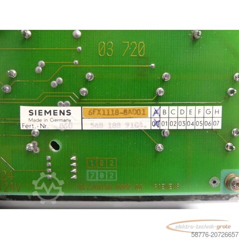 Siemens SINUMERIK 6FX1118-8AD01 / 548 025.9004.01 Maschinensteuertafel 3 T