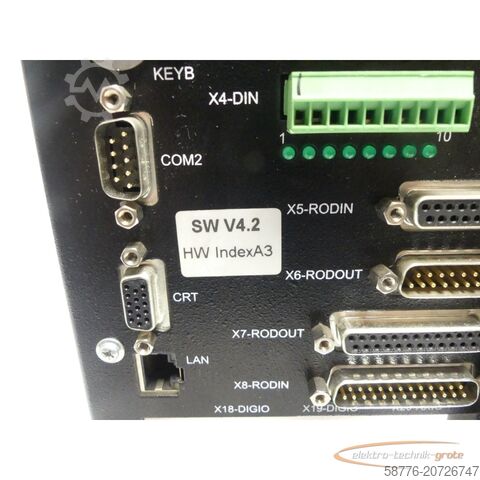 Componente de Trump Trumpf 1255448 Industrial PC / Industrie PC SW V4.2 HW Index A3 SN: 2918