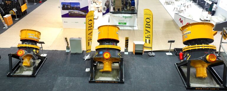 Kegelbrekers / steenbrekers FABO cone crushers / stone crushers 100-150TPH Cone crushers / stone crusher