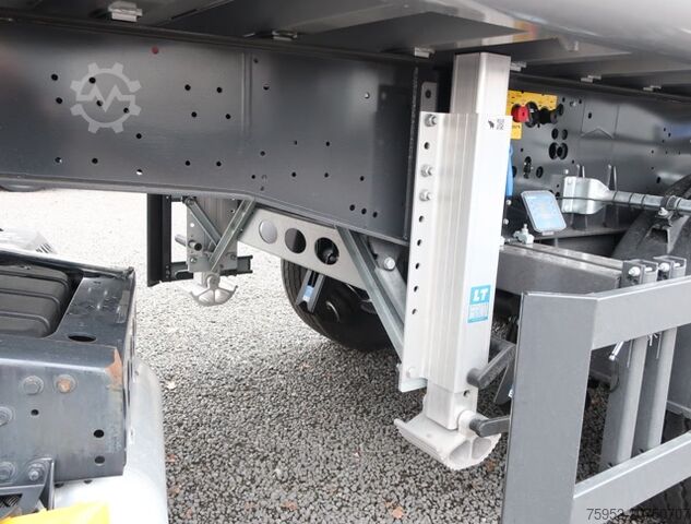 Damperli yarı römork Schmitz SKI 24 27,2m³ Alu Kasten Kunstoffboden Alcoa neu