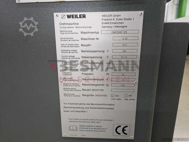 L-u Z Torna Tezgahı Weiler Praktikant VCD