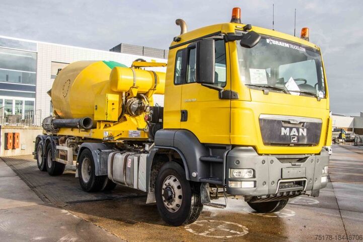 מִיקסֵר MAN TGS 18.360 BLS-4X4H+SEMI MIXER 10M3