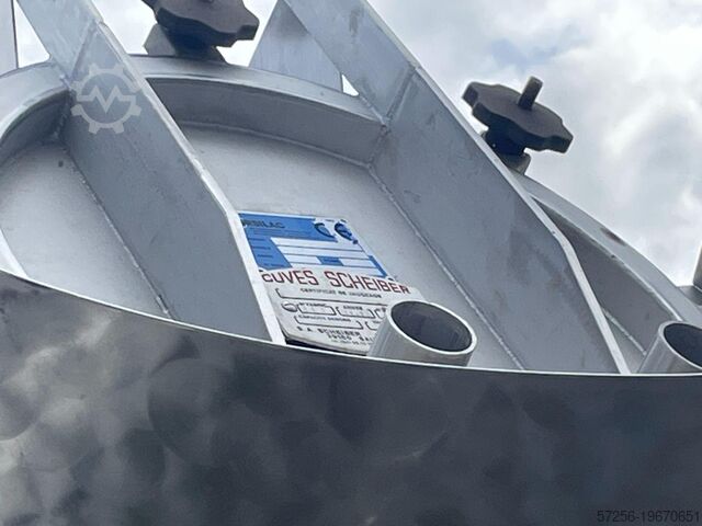 Tanque de almacenamiento 120hl Stainless steel tank conical bottom