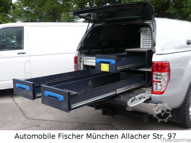 Furgão pick-up FORD Ranger LKW 4x4 Offroad Standheizung Sortimo