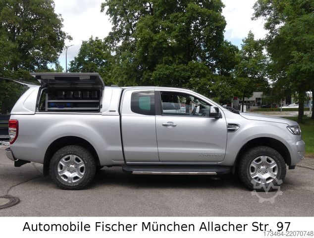 Furgão pick-up FORD Ranger LKW 4x4 Offroad Standheizung Sortimo