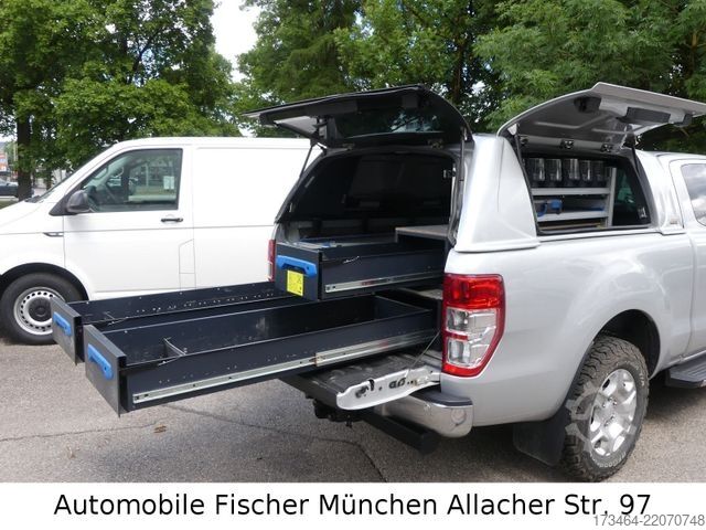 טנדר מסחרי FORD Ranger LKW 4x4 Offroad Standheizung Sortimo