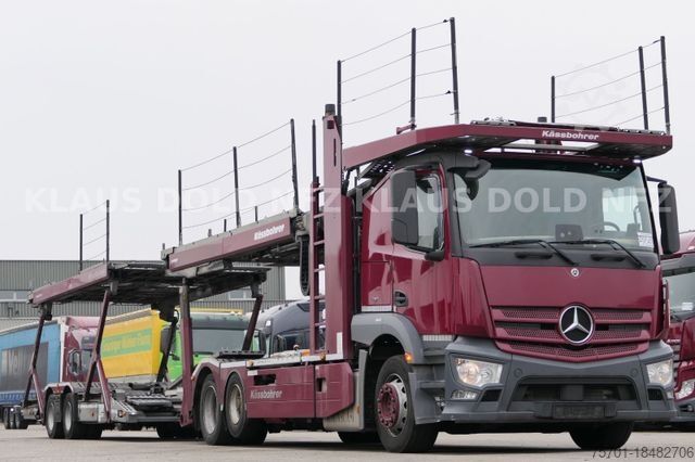 Biltransport lastbil MERCEDES-BENZ Actros 2343 Autotransp. Kässbohrer. Supertrans