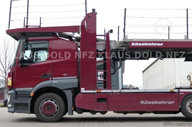 Biltransport lastbil MERCEDES-BENZ Actros 2343 Autotransp. Kässbohrer. Supertrans