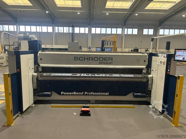 Mesin penekuk plat logam SCHRODER POWERBEND PROFESSIONAL 3200/3.0