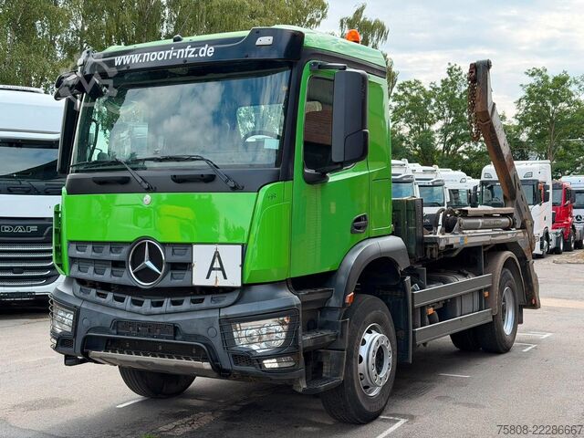 Skip truck MERCEDES-BENZ Arocs 1835 E6 Meiller AK 12MT Funk AHK AT-MOTOR