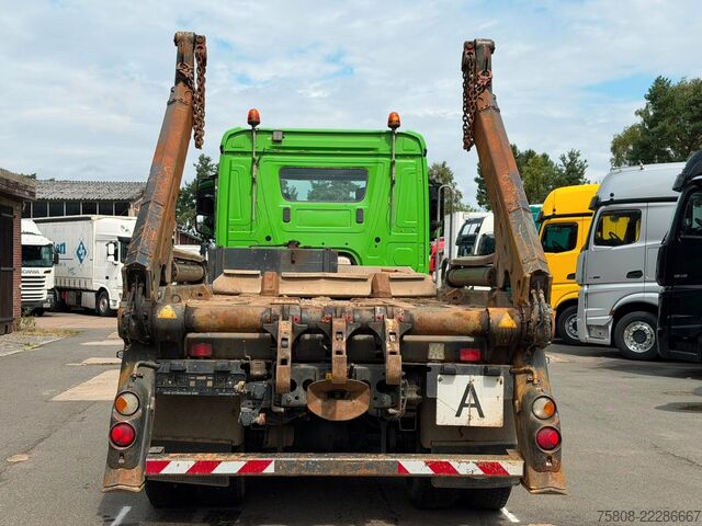 Skip truck MERCEDES-BENZ Arocs 1835 E6 Meiller AK 12MT Funk AHK AT-MOTOR