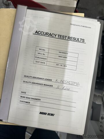 Vertikālais apstrādes centrs Mori Seiki NMV5000 DCG