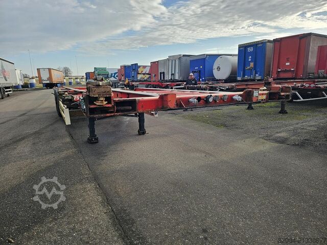 Transporte de contentores KRONE SD 27| FIXED CHASSIS | SAF DISC. 40 FT |2 X 20 ...
