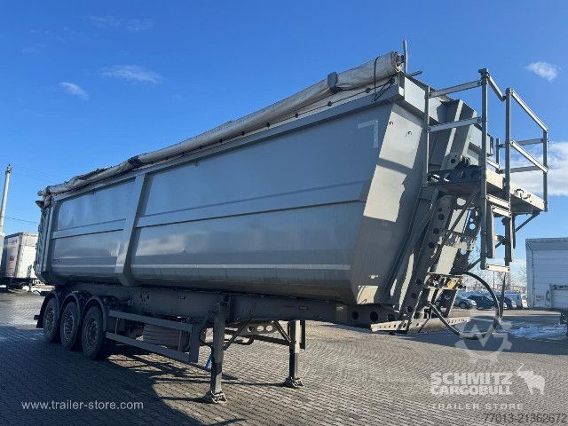 Damperli yarı römork Schmitz Cargobull Tipper Steel half pipe body 555m³