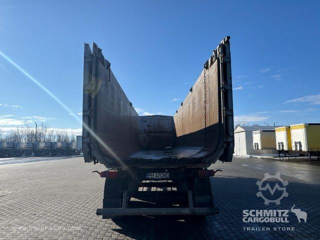 Damperli yarı römork Schmitz Cargobull Tipper Steel half pipe body 555m³