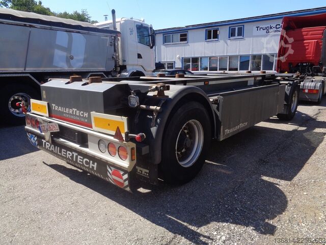 Remorque à châssis interchangeable  Trailer Tech BDF Lafette Palettenkasten