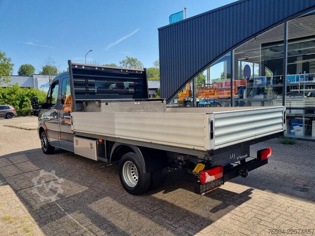 Kamion sa duplom kabinom Mercedes-Benz Sprinter 516 CDI DC Open laadbak N1 3.5T Trekha...