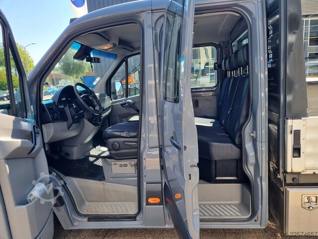 Kamion sa duplom kabinom Mercedes-Benz Sprinter 516 CDI DC Open laadbak N1 3.5T Trekha...