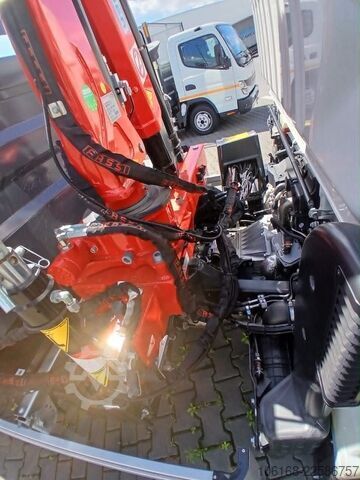  Fuso Canter 7C15 Fassi Kran 3-seiten Kipper