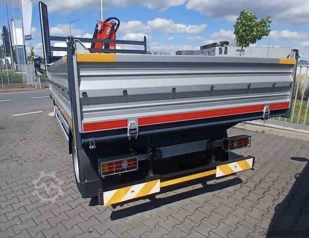  Fuso Canter 7C15 Fassi Kran 3-seiten Kipper