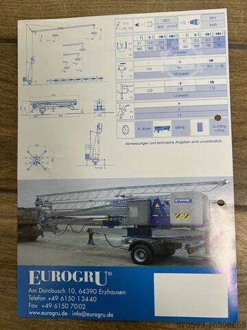 Будівельний кран Eurogru DS216-1L