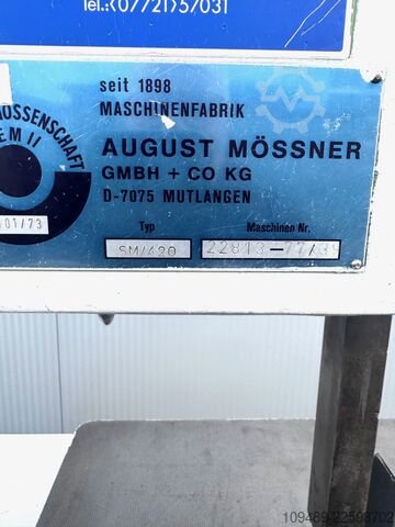 Bandsåg/Mössner SM 420 Mössner REKORD SM 420