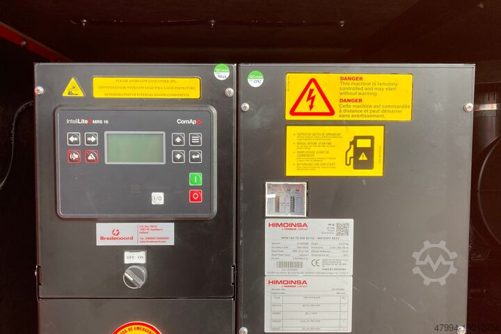 Ģenerators Bredenoord genset FPT/Iveco NEF67TM3A 160/170 KVA aggr