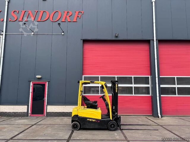 Heftruck Hyster J2.0 XN LWB 2000 kg triplo/sideshift/ spreader