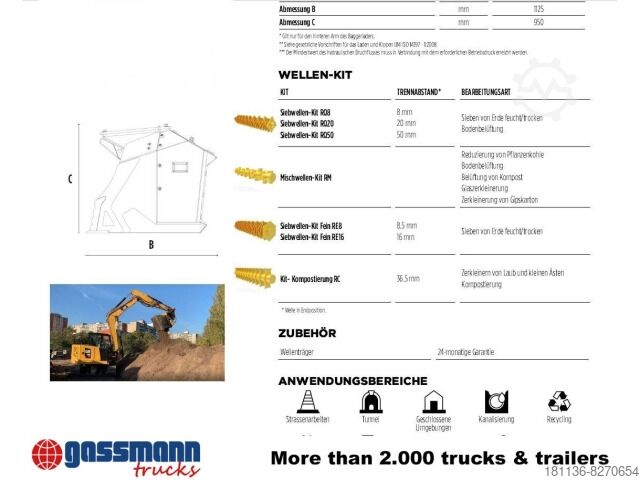 Other MB-HDS 214 Schaufelseperator