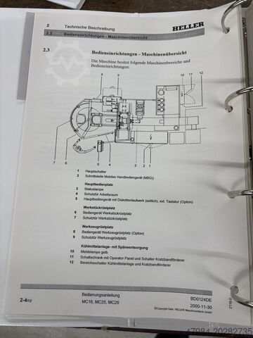 Centru de prelucrare orizontal Heller MC 25